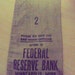 Vintage Canvas Bank Deposit Bag Federal Reserve Minneapolis Minnesota size 2