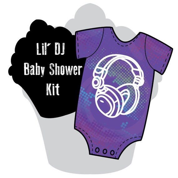 Items similar to Lil DJ Baby Shower Kit on Etsy