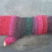 Multi coloured arm warmer