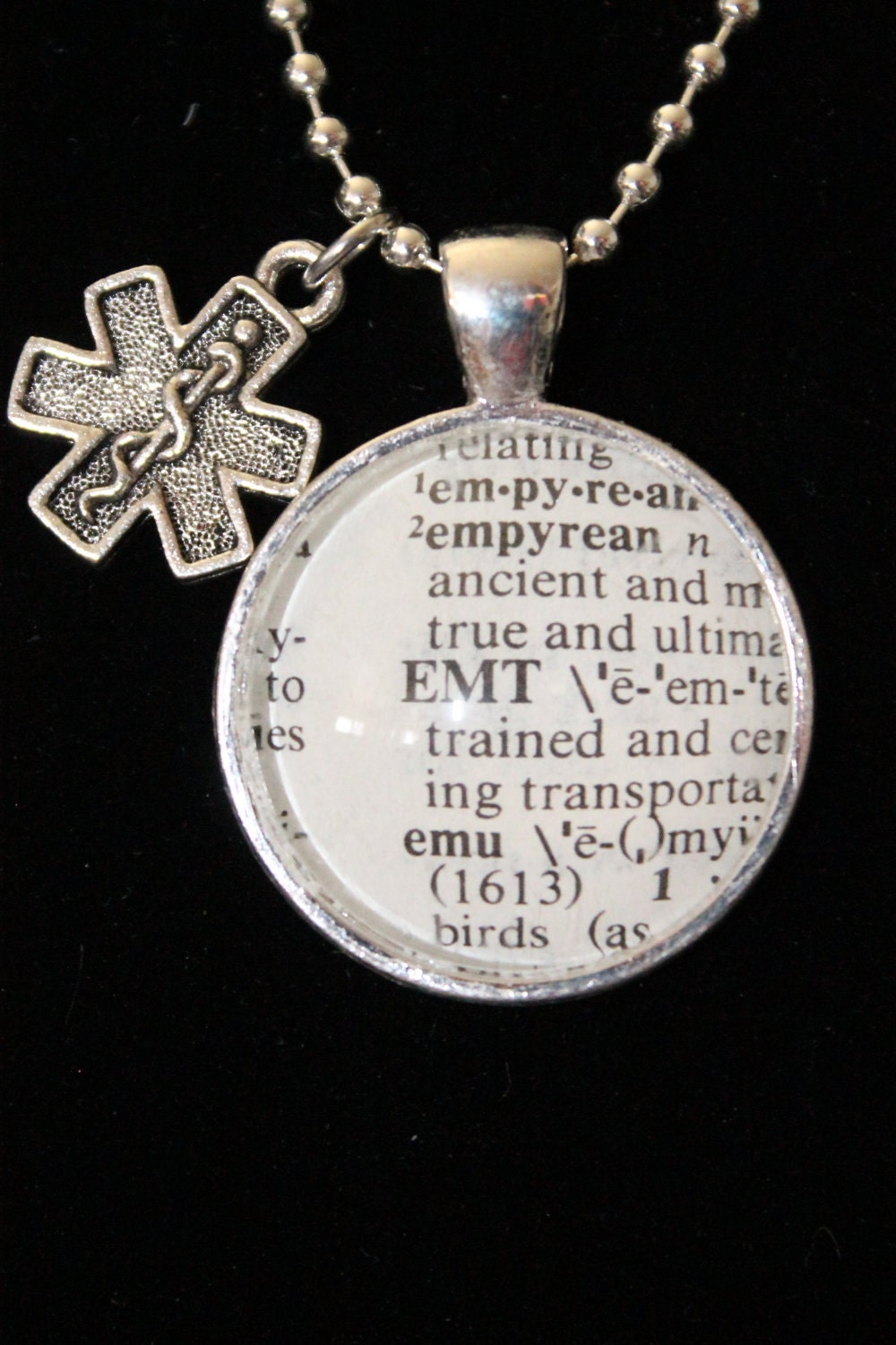 EMT Necklace Emergency Medical Technician EMS