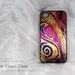 Unique Metallic iPhone 4 case - iphone 4s case - Tides of Gold - vibrant abstract art on brushed aluminum iphone SLIM case