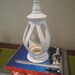 Vintage Luminary Finial Ceramic Candle Holder - Hollywood Regency Style - Wedding Table Decor