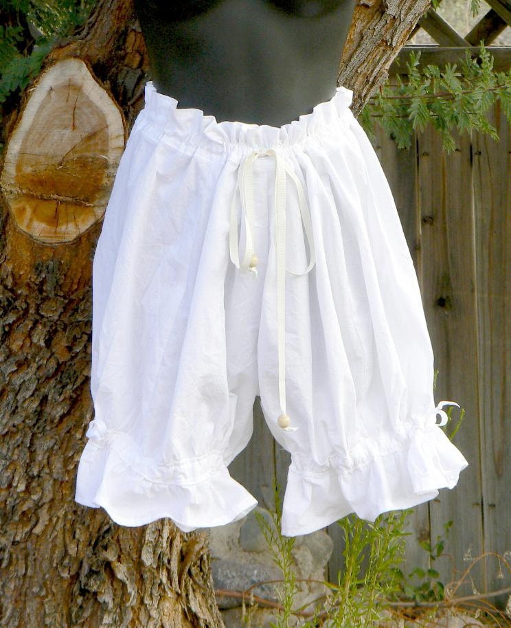 Short Cotton Bloomers Victorian Knickers Cosplay Shorts
