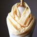 Infinity Scarf Floral lace summer spring light loop tube Circle soft powder yellow