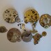 Vintage pocket watch parts 3.1oz. For Art and Craft projects. Or watch restoring. Supplies Scrap Metal Steampunk
