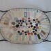 Vintage Mosaic Tile Trivet Hot Plate Cottage Chic Shabby Chic Retro Pot Holder Hot Pad