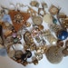Vintage 8.1oz of odds and ends scrap items mostly jewelry pieces Scrap metal For art or craft projects Collage art Steampunk