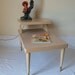 Vintage Mid Century Modern End Table Side Table Laminent Table Blonde Table
