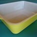 Vintage Yellow 0503 B-4 Pyrex Baking Dish Cottage Chic