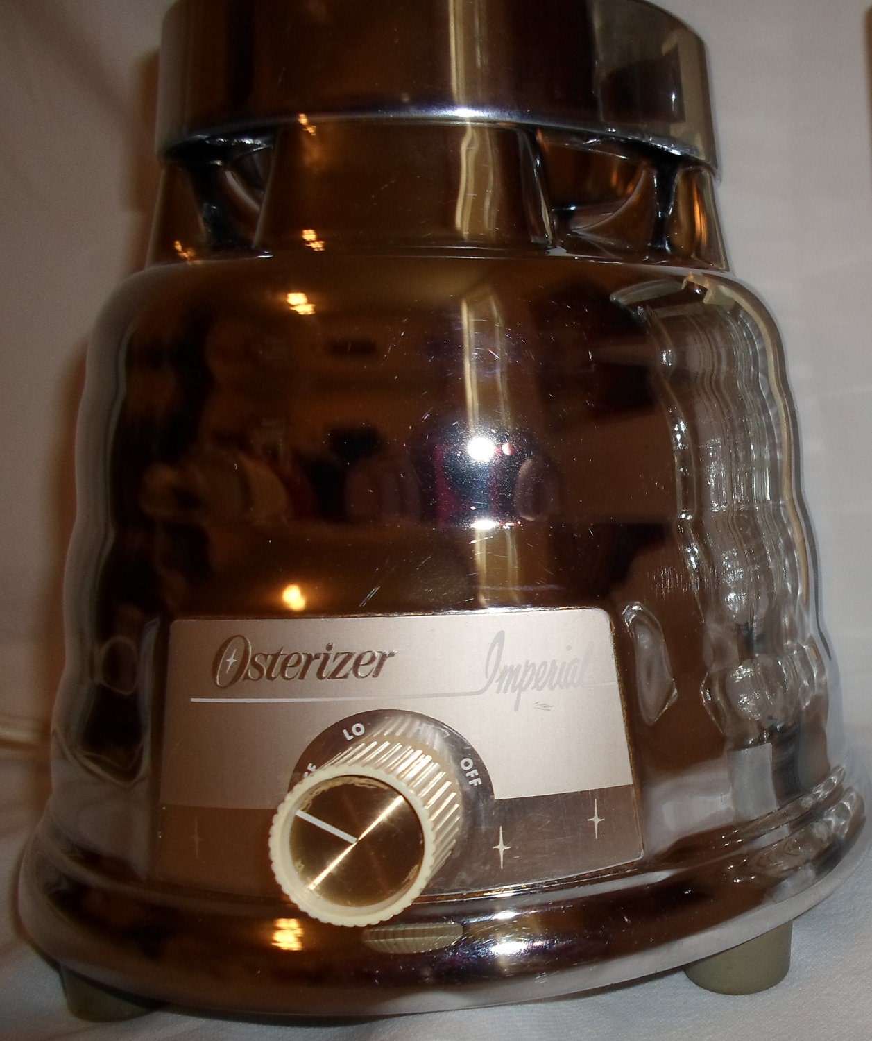Vintage retro Osterizer Imperial chrome blender model 450