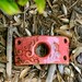 Coral Ceramic Cuff For Bracelet With Circular Cutout
