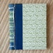 green vintage hand made journal // hard bound journal