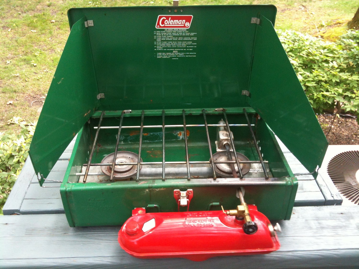 Creatice Coleman Two Burner Camp Stove for Simple Design