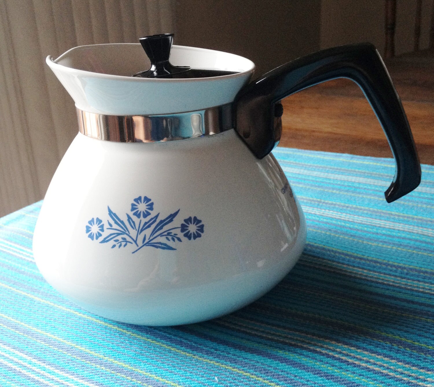 Vintage Corning Ware Cornflower Carafe