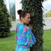 A long colorful maxi dress "Vivid"