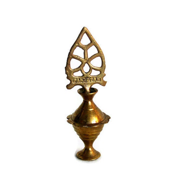 Exotic Surma holder vintage BRASS KOHL eyeliner perfume BOTTLE