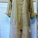 tattered Romantic upcycled Tunic dress coat smock lace rustic prairie cowgirl Bohemian Beach wedding spring summer plus size