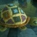 Needle Felted Sleepy Agate Turtle Sculpture