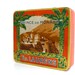 Vintage Cigarette Tin Box - Retro Advertising Metal Collection Box with Hinge Lid - Tobacco Case - 1960s