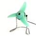 Vintage Electric Fan Mint Green - Desk / Table Top - Italian Retro Mint 1960s