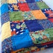 Custom order for Nicole Sucher-Baby quilt- sock monkeys in bright and cheerful primary colors