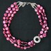 3-strand Coin Pearl Necklace 16" - 17" (40 1/2 - 43 cm)