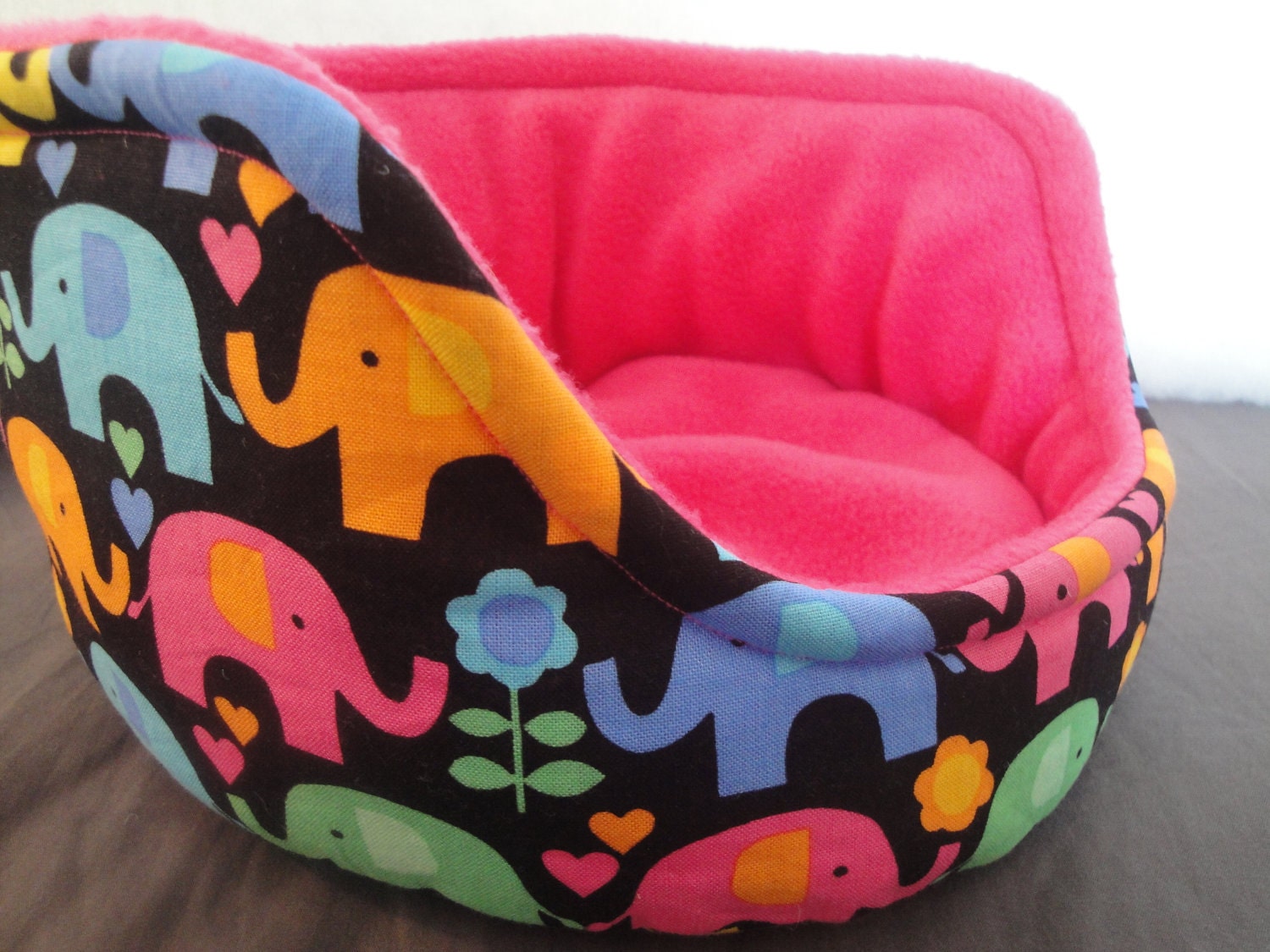 Luxury guinea pig bed with funky elephant design and super