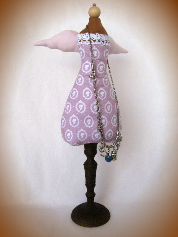Mannequin Dress Form Pin Cushion or Jewelry Holder Tilda