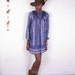 Vintage Hippie MOGUL Indian Gauze Padded Bib Sheer Cotton Bohemian Mini Dress