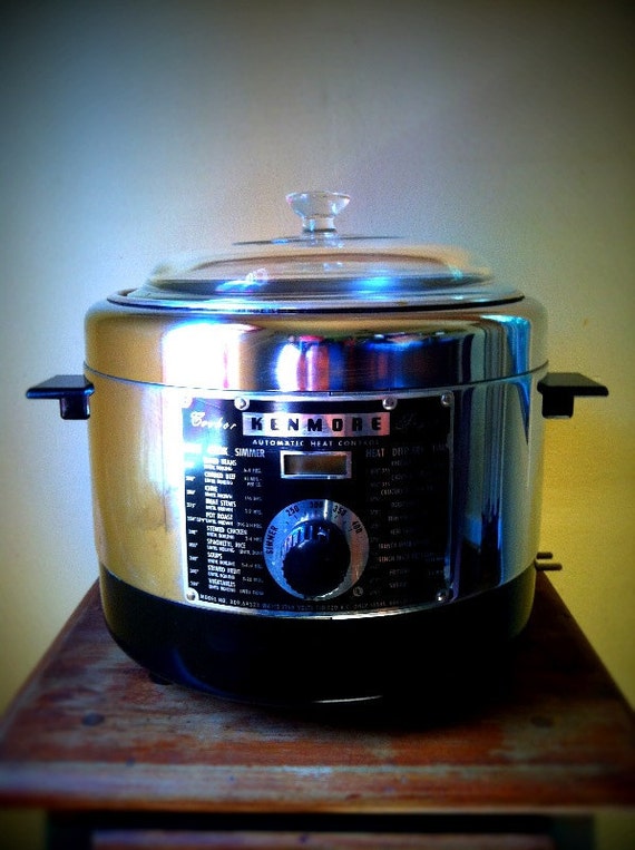 Vintage Kenmore 5 and 1/2 quart deep fryer slow cooker