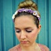 SALE 20% off, Maypole - daisy lavender floral headband