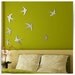 Decoration on a wall mirror...swallows fly..VD08... made of mirrors...unusual wall decoration...summer