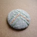 Chevron Design Snowy Mountain Peak Magnet
