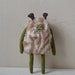 SALE Posable Furry Plush Horned Creature
