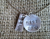BELIEVE, MITT ROMNEY 2012 silver necklace
