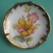 Vintage miniature Limoges France flowers and gold Porcelain plate