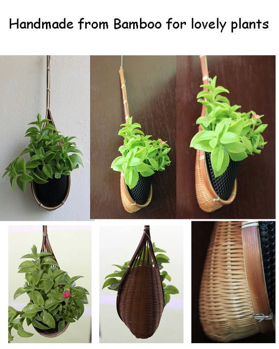 Items Similar To Handmade Plant Hanger From Bamboo On Etsy