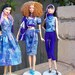 OOAK Twilight Butterfly mix and match wardrobe for model muse Barbie by Woven in Time