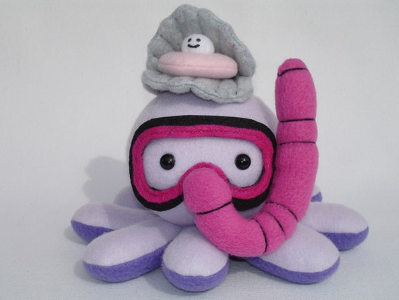 mad happy octopus plush