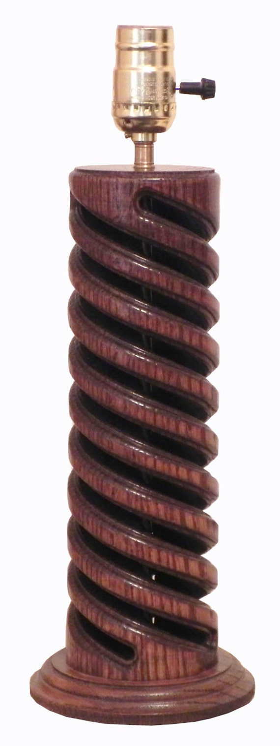 Spiral Pedestal Lamp Base