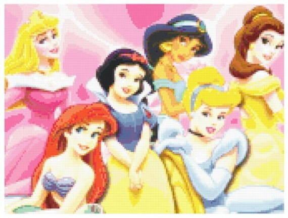 Disney Princesses - Cross Stitch Patterns &amp; Kits