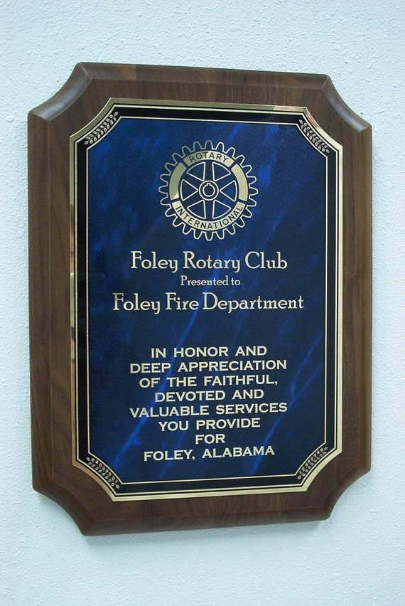 Appreciation Plaque 7 x 9