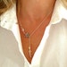 Swarovski Crystal Necklace - Sterling Silver Handmade Necklace - Beaded Crystal Necklace