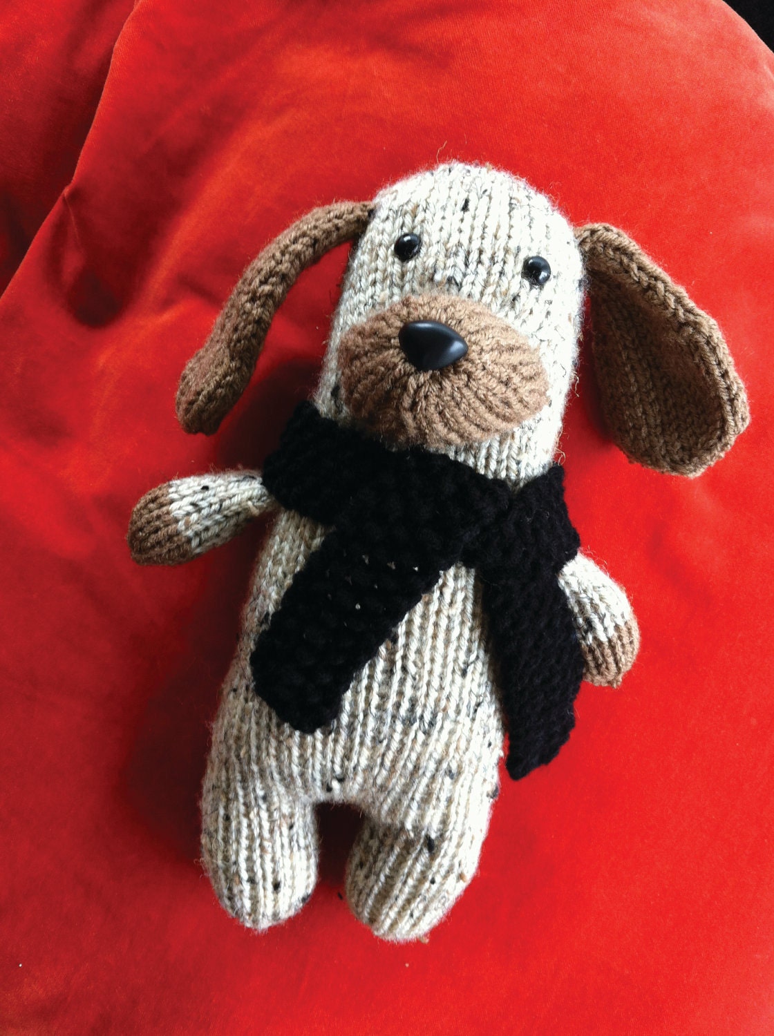 Handmade Knit Puppy by AdrianRaeStudio on Etsy