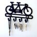 Bike Rack, Key Rack, Bike Gifts, Tandem Bicycle, Tandem Bike, Key Holder, Key Hook, Wall Key Holder