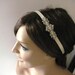 Swarovski crystal Bridal headband - crystal headpiece - vintage style bridal headband