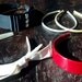 Lot Collection of Old Headbands Black Wide Rhinestone, Red Patent, Cream Bow, Silver Gold Satin