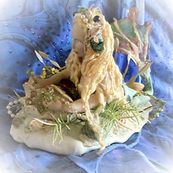 Items similar to Fine Art Sculpture Mermaid Clam Shell on Etsy