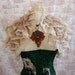 Romance Antiqued Vintage Lace Ruffle Opera Shrug OPHELIA Steampunk Wedding By Ophelias Folly