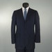 Vintage Mens Suit 1970s GIEVES and HAWKES Saville Row MOD Navy on Navy 2 Two Piece Wool Suit 40 - 42